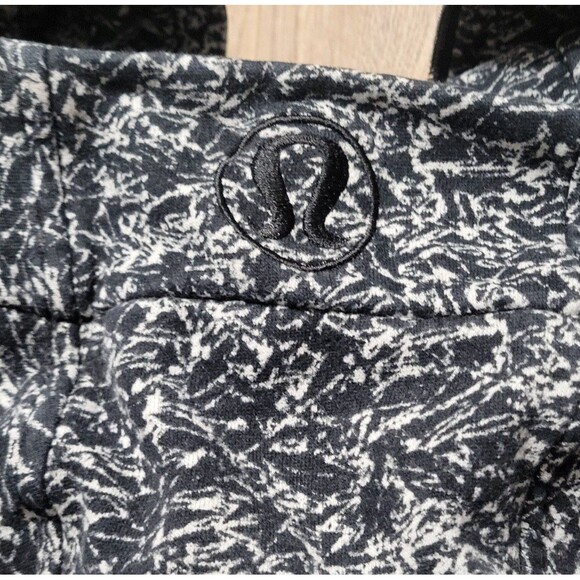 Lululemon Scuba Full Zip Hoodie Iced Wave black white size 4 - Picture 6 of 8